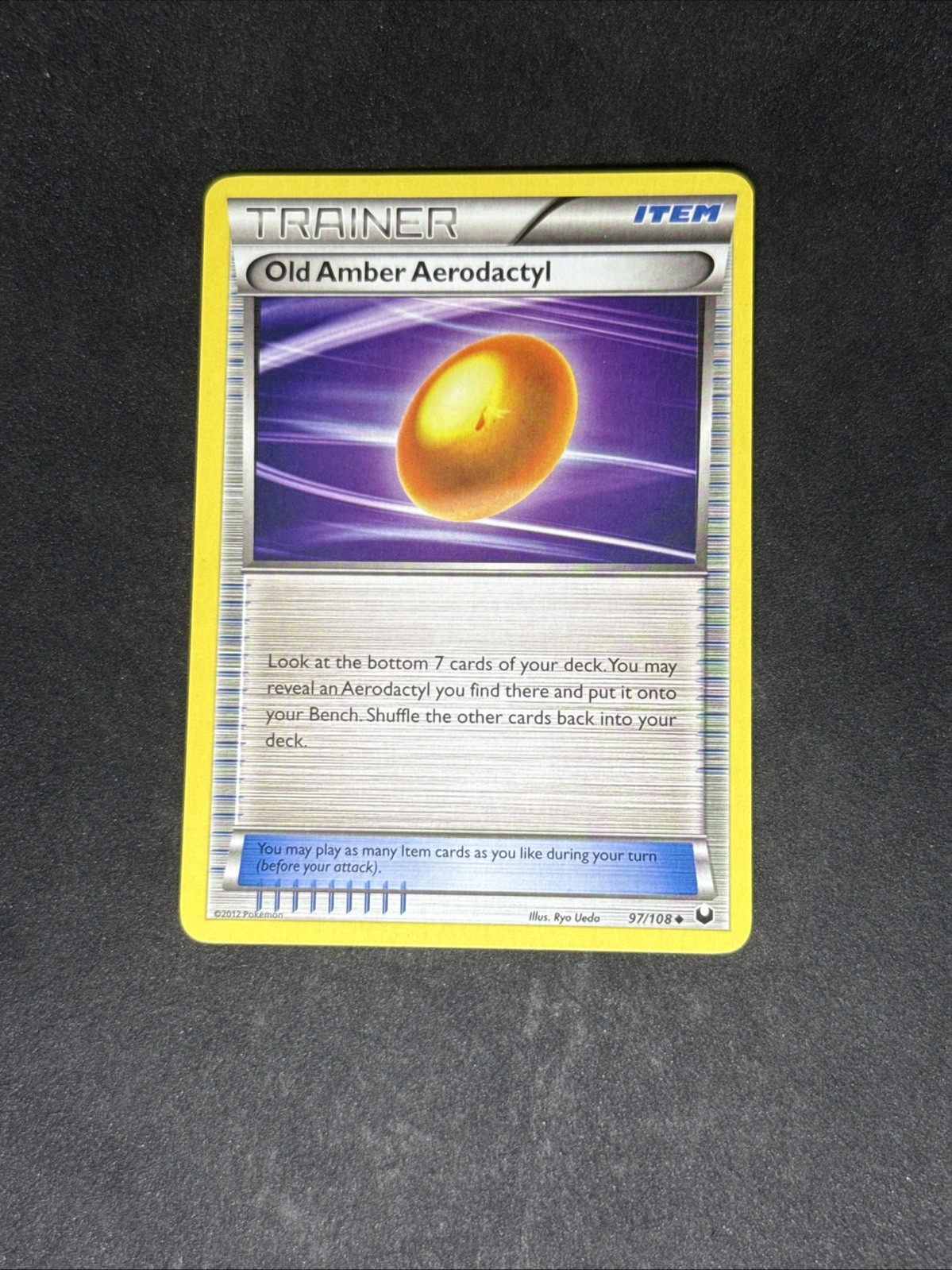 NM Old Amber Aerodactyl 97/108 Dark Explorers Regular