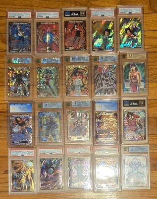 Dragon Ball Super Card Game Graded Lot of 20 - Mixed Grades & Graders