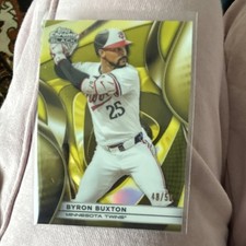 Topps 2021 Chrome Black Gold Parallel Byron Buxton #13/50 Minnesota Twins MLB
