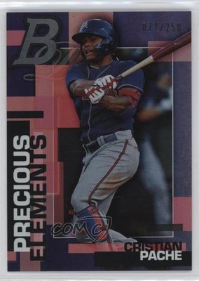2020 Bowman Platinum Wal-Mart Precious Elements Purple /250 Cristian Pache 17wc