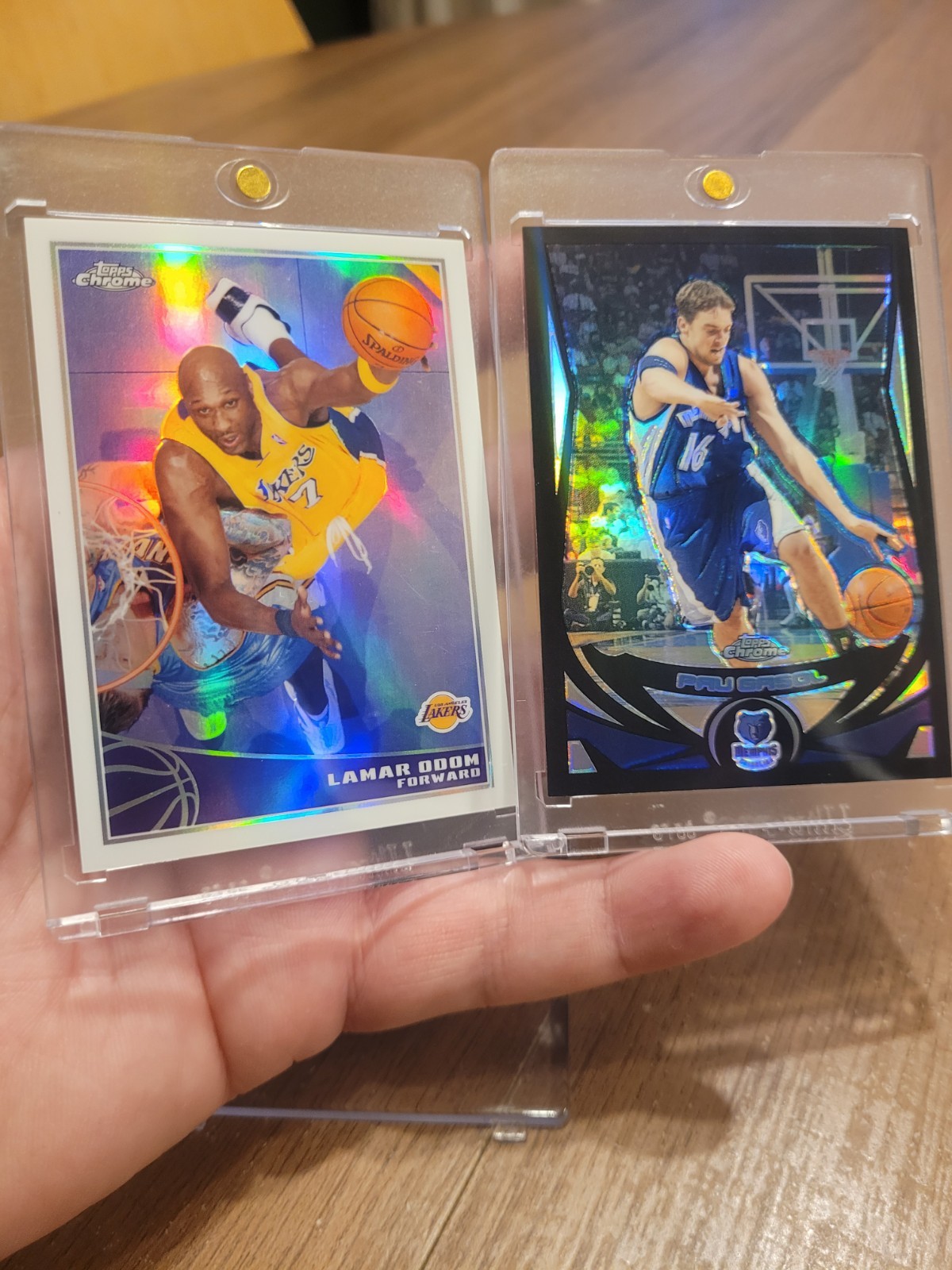 2004-05 Topps Chrome - Pau Gasol #117 Black Refractor /500 lakers lamar odom 🏆