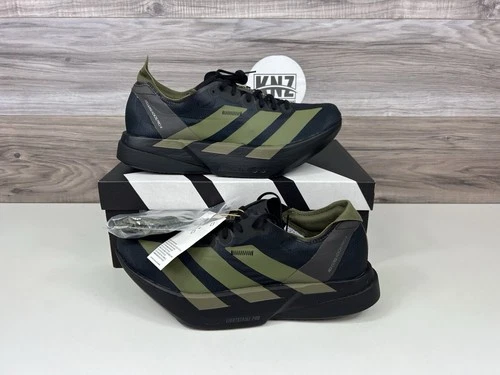 **Adidas ADIZERO ADIOS PRO 4 'Core Black' Olive  (JP6314) Authentic Men’s