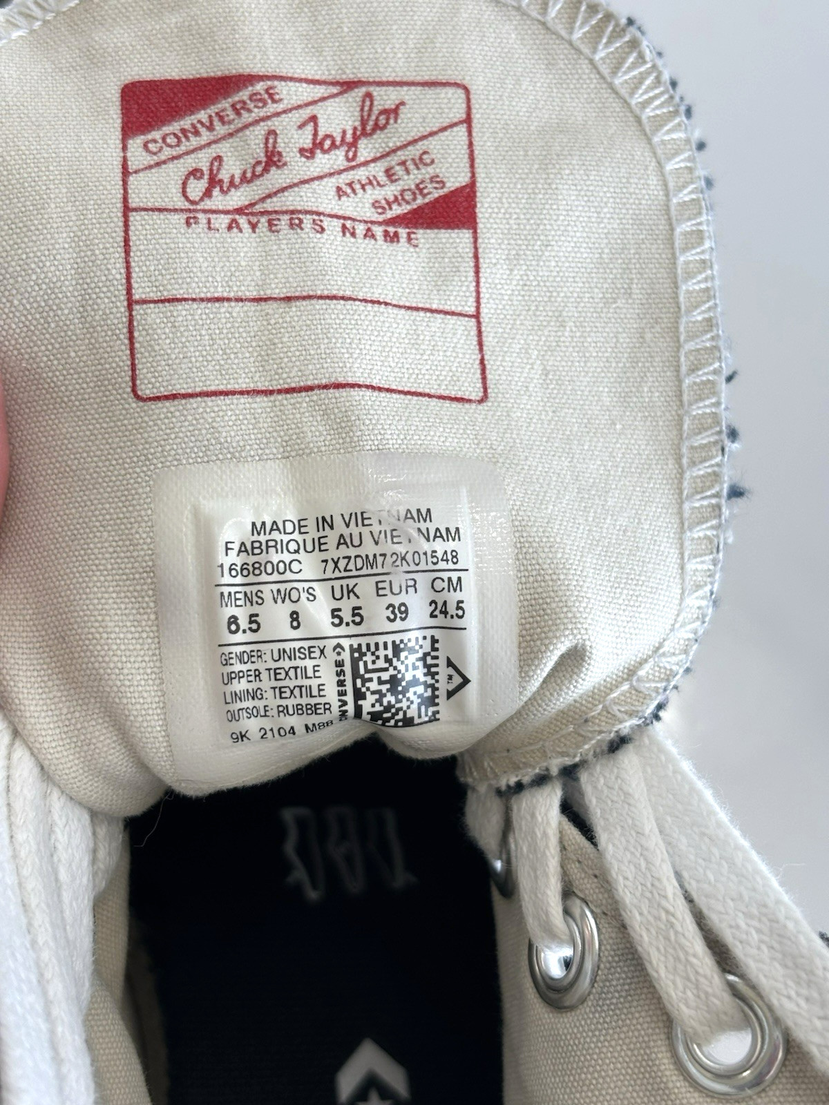 Converse Run Star Hike Women's 8 Black White Chunky Platform High Top Sneakers thumbnail 14