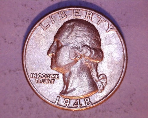 1948 Washington Quarter  XF  COND. **124-6C
