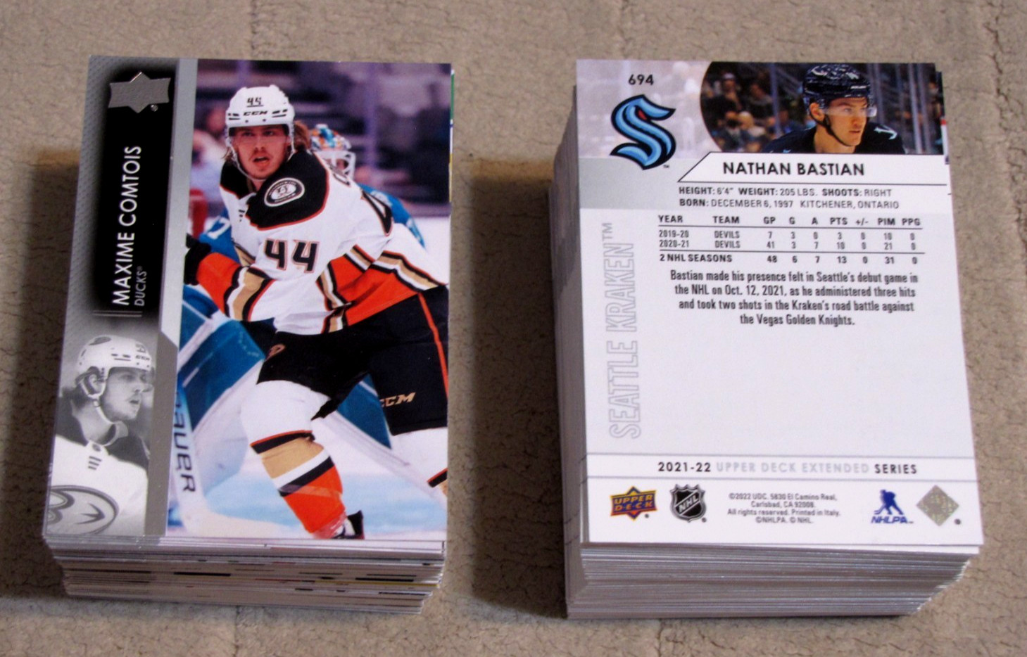 2021-22 Upper Deck Hockey Series 2 & 3 (Pick Choose Complete) Free Shipping