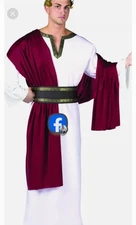 NWT Fun World OSFM Deluxe Cesear Costume