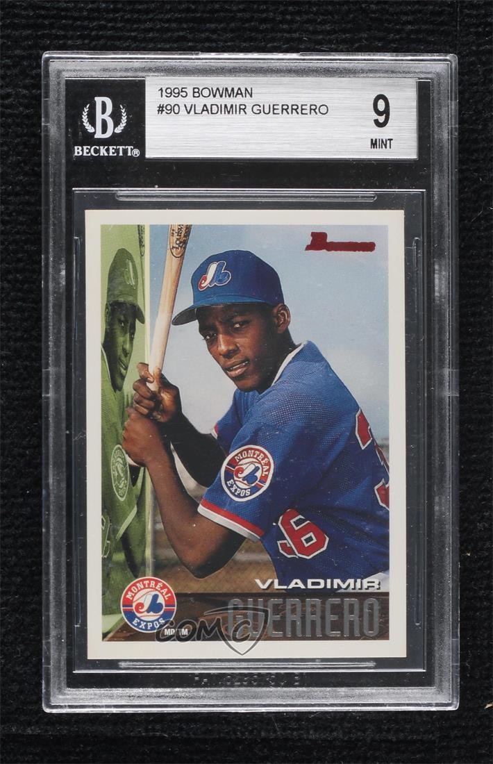 1995 Bowman Vladimir Guerrero #90 BGS 9 MINT HOF 07qw