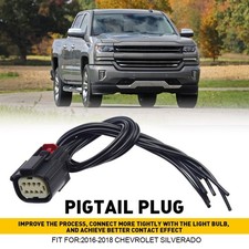 For Chevrolet 16-18 Silverado Xenon HID LED Headlight Connector Pigtail Plug US
