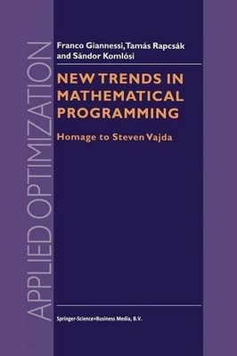 Neue Trends in der mathematischen Programmierung - 9781441947932