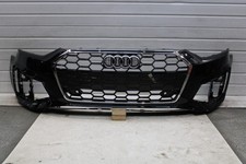 AUDI A5 S LINE B9 FRONT BUMPER BLACK 8W6807437A GENUINE 2020 2021 2022 2023