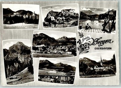 39388472 - 8221 Bergen Maria Eck Hochfelln Schwimmbad Bruennling Alm Autobahn