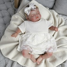 16" Reborn Baby Dolls Vinyl Silicone Realistic Newborn Doll Real Baby Doll Gift