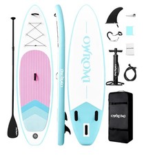 Roc Inflatable Stand up Paddle Boards with Premium SUP Paddle Board Accessories,