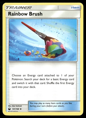 Rainbow Brush 141/168 Uncommon Celestial Storm Pokemon Lightly Played