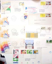 Netherlands 1980–81 FDC Lot of 9 Official First Day Covers Nederland