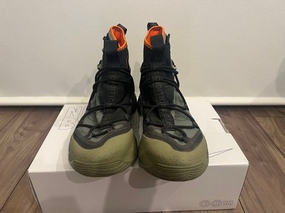 Nike ACG Air Terra Antarktik GORE-TEX Black Green US10 Used Sneakers From Japan