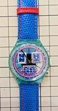 Swatch ECHODECO SCN112 1994 Chronograph 37mm Swiss Made NOS w/ Case Papers