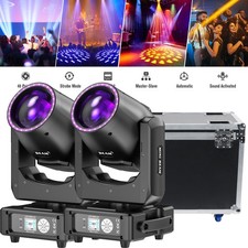 2X350W 48Prism LED Moving Head Light RGBW Gobo Beam Stage DMX Spot Light CASE