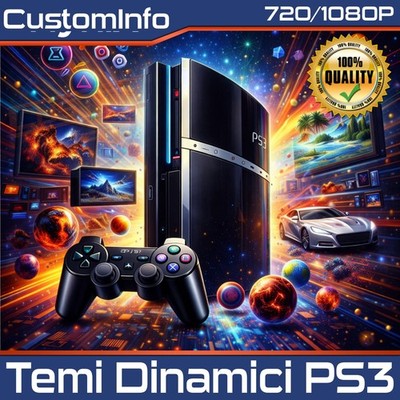 Dynamische Themen PS3 Benutzerdefinierte Animierte Hintergrund 720p 1080p...