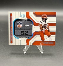 2024 National Treasures Ja’Marr Chase 1/1 Laundry Tag NFL Shield!