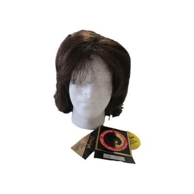 Suzette Charles Synthetic Wig NOS Wavy & Long 1980s Vtg Dark Brunette w/ Tags