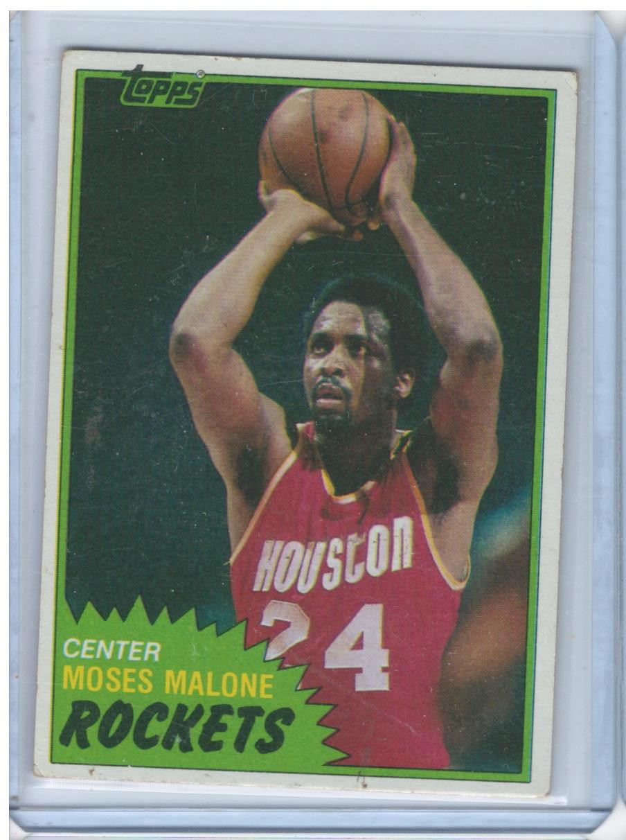 Moses Malone 1981-82 Topps #14 Houston Rockets