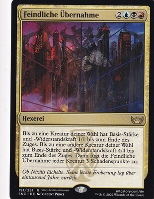 MTG Feindliche Übernahme SNC DE 191 Rare (6122)