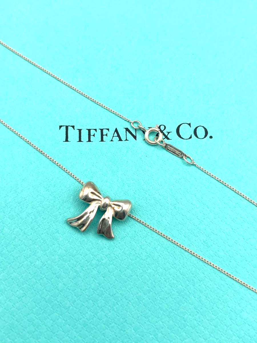 tiffany bow necklace products for sale | eBay