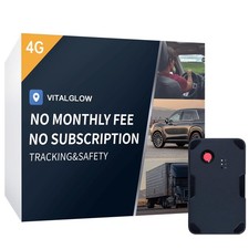 GPS Tracker for Vehicles, No Monthly Fee, No Subscription, Real-Time Location...