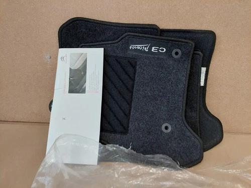 Citroen C3 Picasso Needle Pile Carpet Floor Mats Set 1609944480 15-21 Genuine