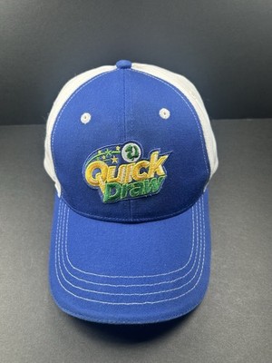 Quick Draw Embroidered Blue & White Unisex Adults Baseball Hat Cap OSFM