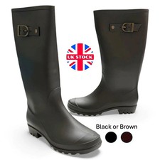 Ladies Wellies SIZE 2 & 3 Womens Wellingtons Rain Boots Waterproof Shoes UK NEW