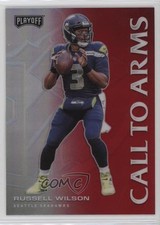 2020 Panini Playoff Call to Arms Red Prizm Russell Wilson #CA-5 2k3