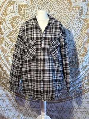 Shacket Kings Craft Gr XL /56 Schwarz Grau Karo