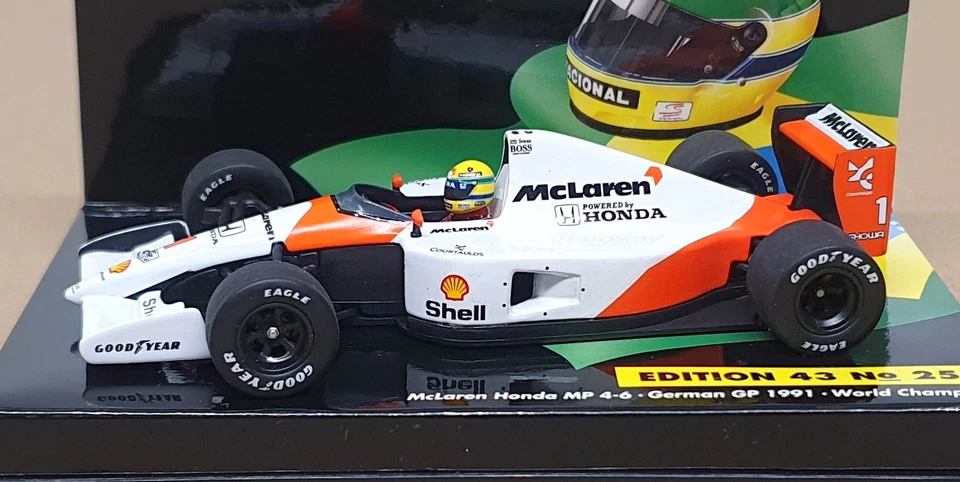 Minichamps 1/43 Scale 540 914391 - F1 McLaren Honda MP 4-6 German GP 1991 Senna - Image 3 of 4