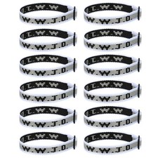 12PCS WWJD Christian Bracelet Pack, Christian Jesus Gifts Adjustable Wristbands,