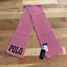 Polo Ralph Lauren Knit Scarf Pink OS