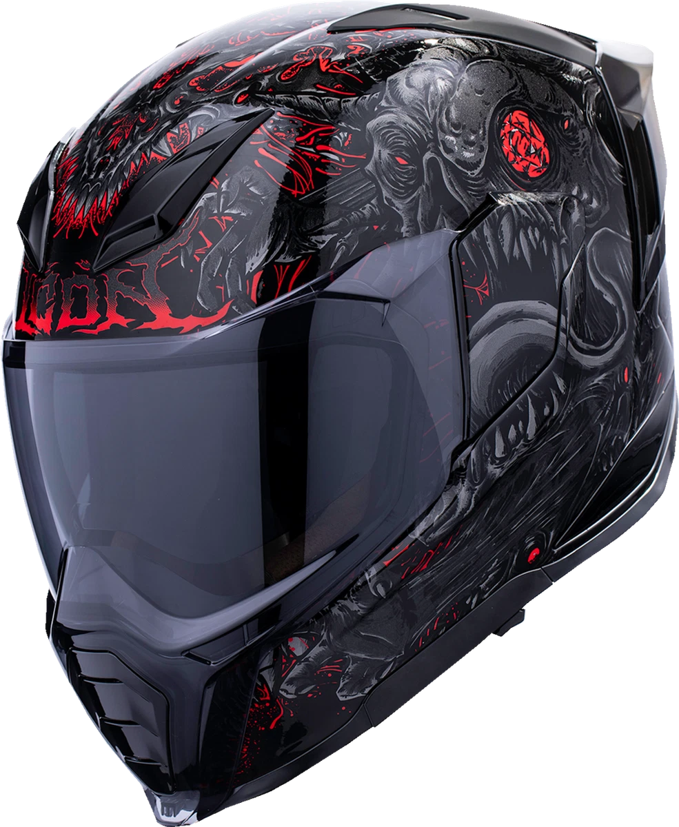 Icon Size L Black Motorcycle & Powersports Helmets for sale | eBay