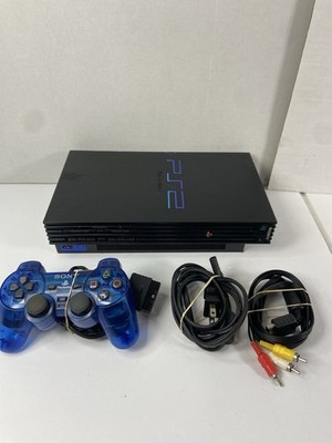 Sony Playstation 2 Fat SCH-30001 Tested Working W/ Blue Controller