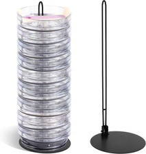 Tumbler Lid Organizer,Cup Lid Holder,Slim Vertical Storage for up to 15 Lids,Cup