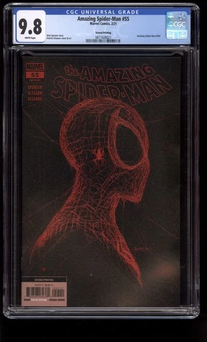 Amazing Spider-Man #55, 2nd Print, CGC 9.8, NM/M, Gleason Webhead, 2021