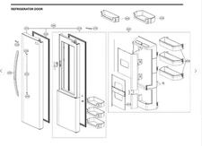 Refrigerator Door Shelf Bin