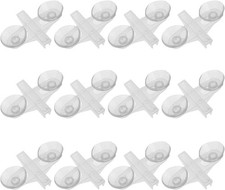 Suction Cup Holder 12PCS White Aquarium Fish Tank Breeding Divider Suction Cu...