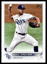 2022 Topps Chris Archer Tampa Bay Rays #254