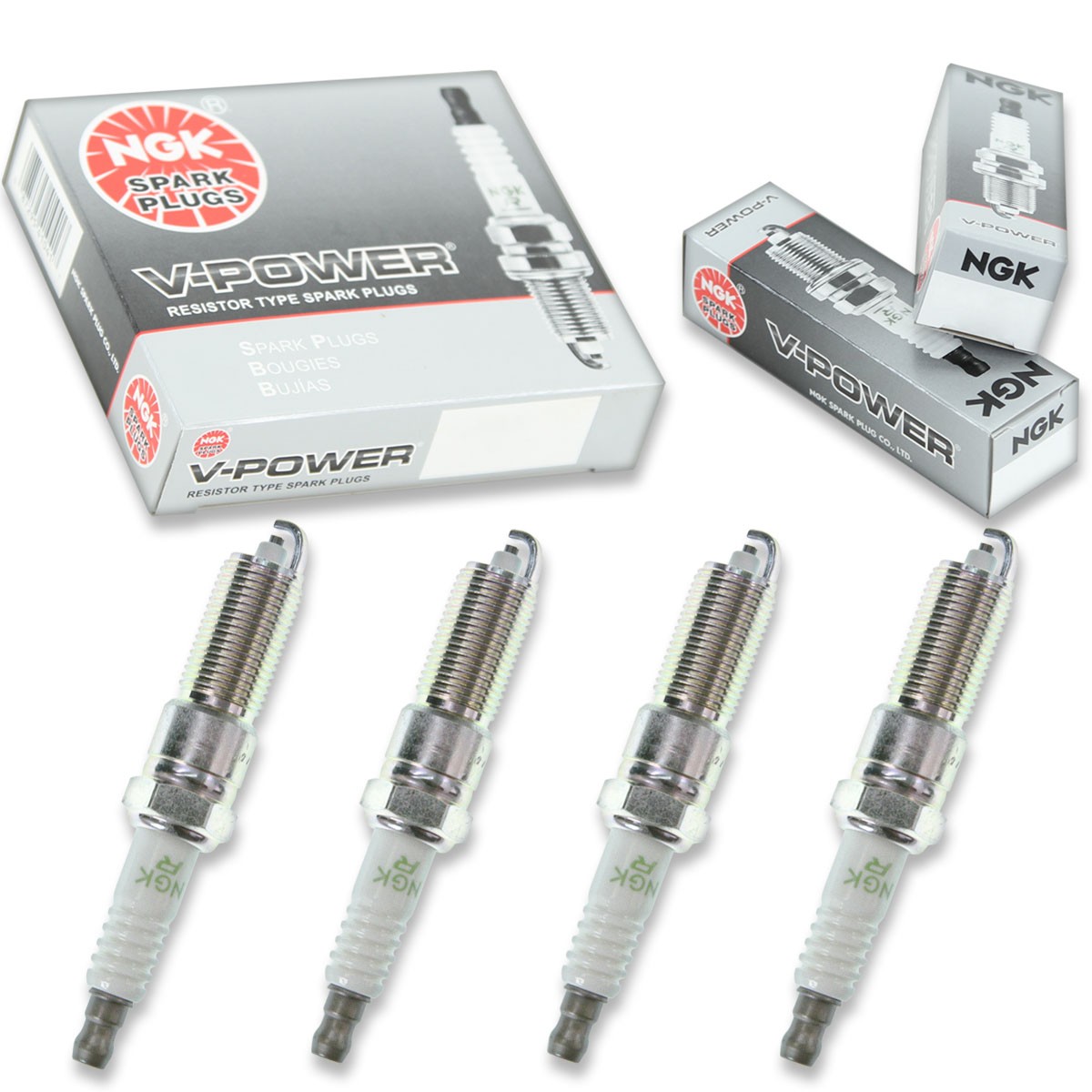 4 pc NGK 5306 LZTR4A-11 V-Power Spark Plugs for SOLZTR4A11 S2LZTR4A11 RE16MC er