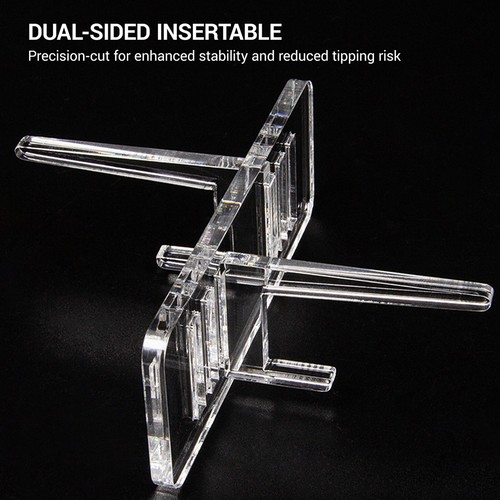 Card Display Stand Acrylic Easel Holder for Sports Graded Trading Baseball Card - Picture 5 of 11