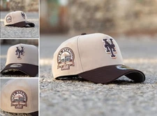 New York Mets Shea Stadium 1964-2008 Commemorative Tan & Brown Era 9FORTY Cap