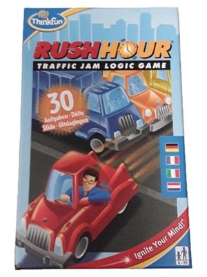 ThinkFun Rush Hour Traffic Jam Logic Game Rätselspiel 30 Aufgaben ab 8 Jahre