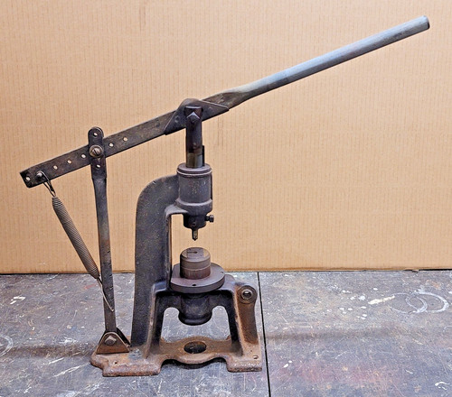 Jewelers Watchmakers Hand Press Rivet Buttons Vintage