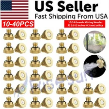 10-40Brass Misting Nozzle Mister Sprinkler Outdoor Cooling System Garden Sprayer